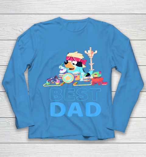 Bluey Best Dad Matching Family For Lover Youth Long Sleeve 5