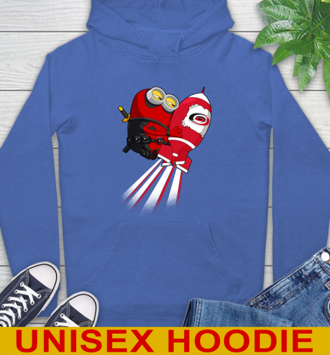 NHL Hockey Carolina Hurricanes Deadpool Minion Marvel Shirt Hoodie 9