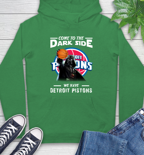 NBA Come To The Dark Side We Have Detroit Pistons Star Wars Darth Vader Basketball Hoodie 8