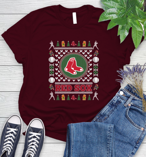 Boston Red Sox Merry Christmas MLB Baseball Loyal Fan Ugly Shirt 92