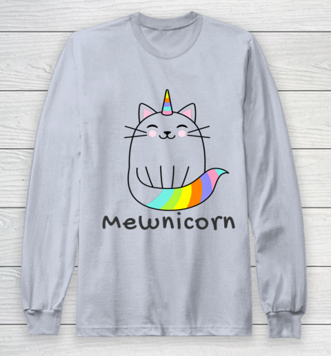 Mewnicorn Cute Clever Design Funny Unicorn Cat Boy Girl Youth T-Shirt