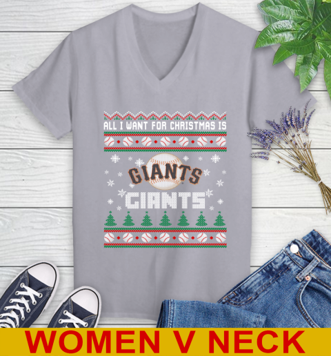 MLB All I Want For Christmas Is San Francisco Giants Baseball Sports 76