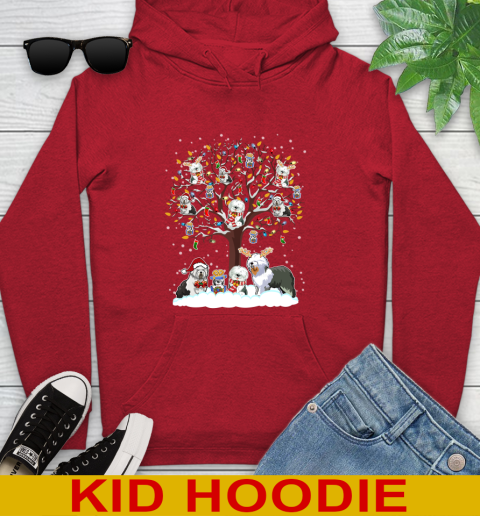 Old english Sheep dog dog pet lover light christmas tree shirt 138