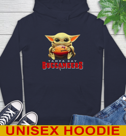 NFL Football Tampa Bay Buccaneers Baby Yoda Star Wars Shirt Hoodie 4