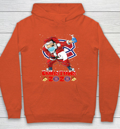 Montreal Canadiens Funny Santa Claus Dabbing Christmas 2020 NHL Hoodie 3