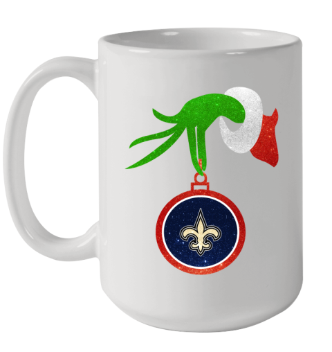 New Orleans Saints Grinch Merry Christmas NFL Football Ceramic Mug 15oz