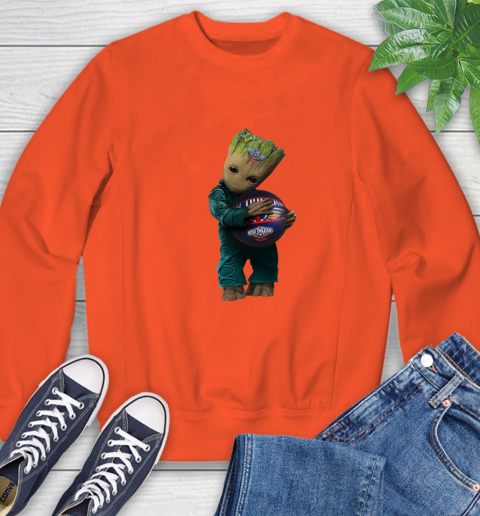 NBA Groot Guardians Of The Galaxy Basketball Sports New Orleans Pelicans Sweatshirt 4