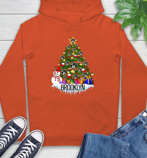 Brooklyn Nets Merry Christmas NBA Basketball Sports Hoodie 5