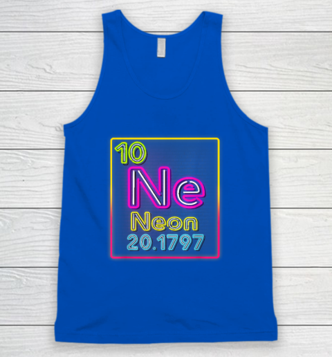 Neon Element Of The Chemistry Periodic Table For Scientists Tank Top 3