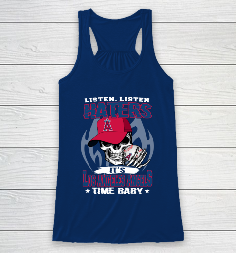 Listen Haters It is ANGELS Time Baby MLB Racerback Tank 6
