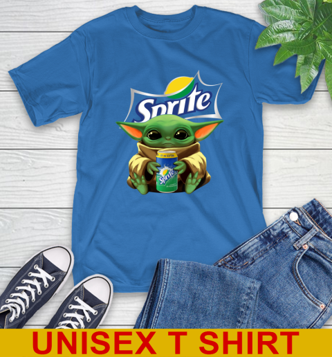 Star Wars Baby Yoda Hugs Sprite Soft Drink Shirt 9