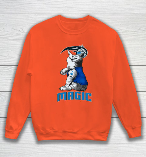 NBA Basketball My Cat Loves Orlando Magic Sweatshirt 3