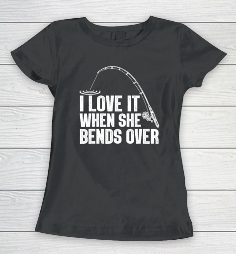 Funny Fishing Design For Men Women Fisherman Fishing Rod Women's T-Shirt