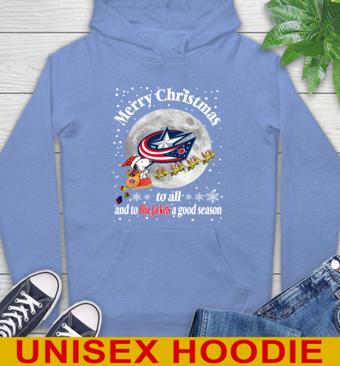 Columbus Blue Jackets Merry Christmas To All And To Blue Jackets A Good Season NHL Hockey Sports Hoodie 11