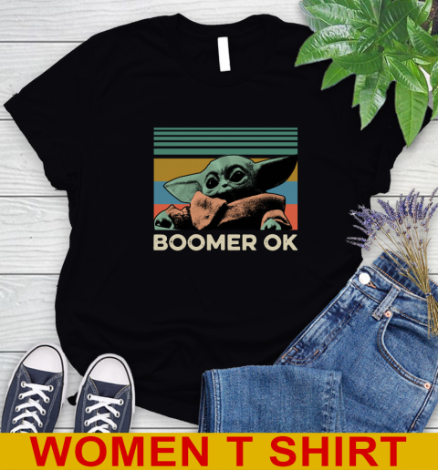 Baby Yoda Boomer OK Star Wars Vintage Shirts 85