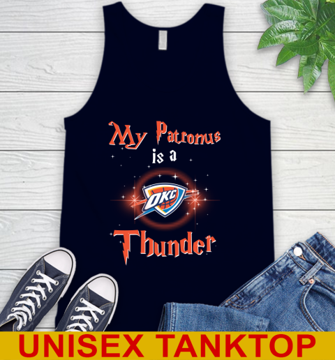 NBA Basketball Harry Potter My Patronus Is A Oklahoma City Thunder Tank Top 2