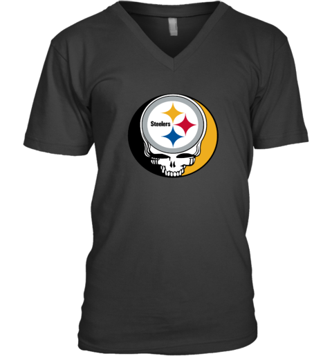 Pittsburgh Steelers x Grateful Dead V-Neck T-Shirt