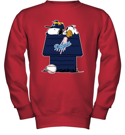 Boston Red Sox Mlb Snoopy New Full Printing Cartoon Movie Pullover