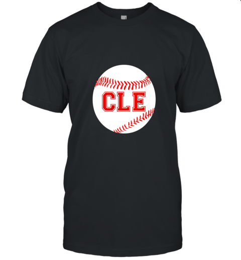 Cleveland Ohio Baseball Heart CLE Unisex Jersey Tee