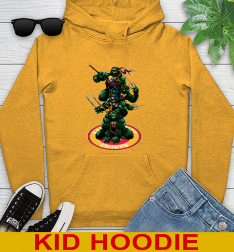 NFL Football Kansas City Chiefs Teenage Mutant Ninja Turtles Shirt Youth Hoodie 3