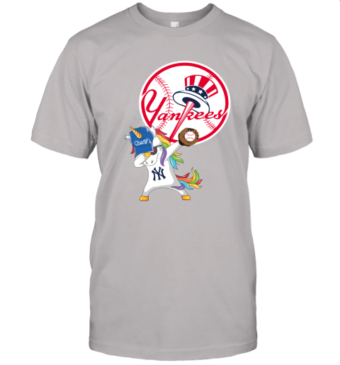 Hip Hop Dabbing Unicorn Flippin Love New York Yankees Unisex Jersey Tee