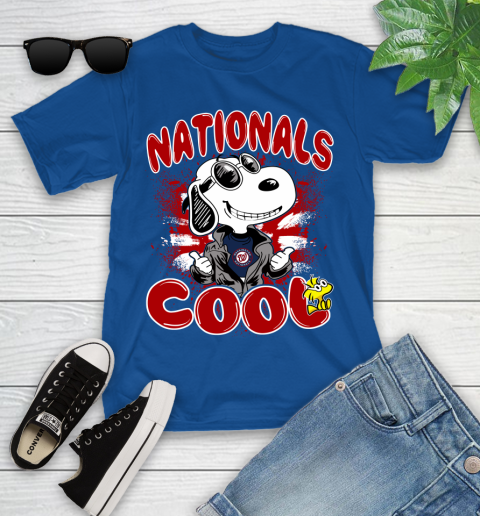 MLB Baseball Washington Nationals Cool Snoopy Shirt Youth T-Shirt 11 MLB Baseball Washington Nationals Cool Snoopy Shirt Youth T-Shirt - Image 11