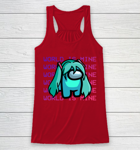 Among Us Shirt Hatsune Miku Imposter Racerback Tank 4