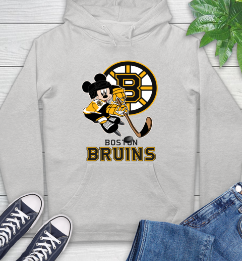 NHL Boston Bruins Mickey Mouse Disney Hockey T Shirt Hoodie