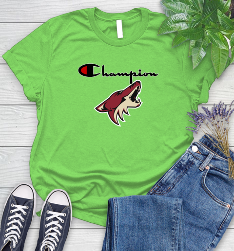NHL Hockey Arizona Coyotes Champion Shirt Women's T-Shirt 7