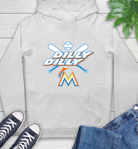 MLB Miami Marlins Dilly Dilly Baseball Sports Hoodie