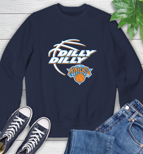 NBA New York Knicks Dilly Dilly Basketball Sports Sweatshirt 3