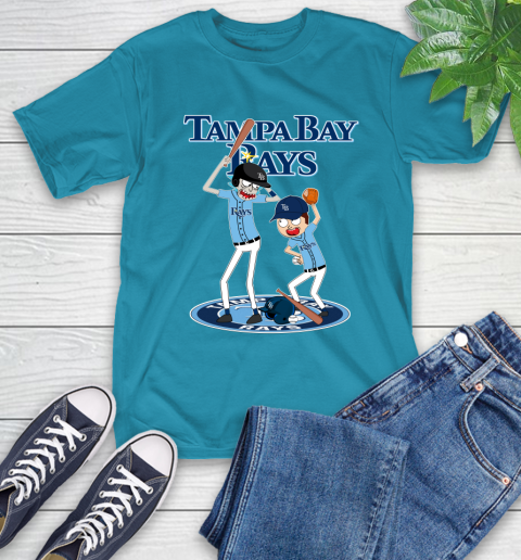 MLB Tampa Bay Rays Rick And Morty Baseball 8