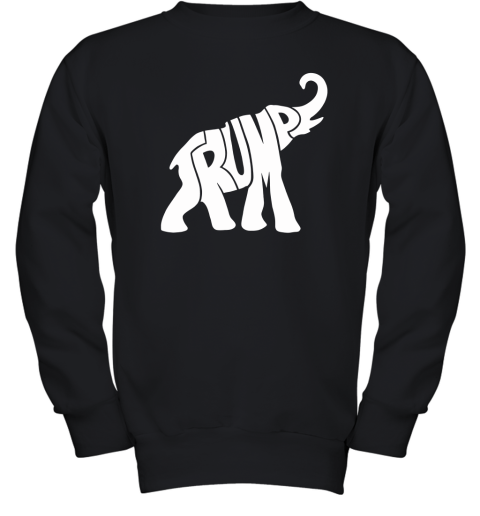 Donald Trump Republican Elephant Shirt for Supporters Youth Sweatshirt