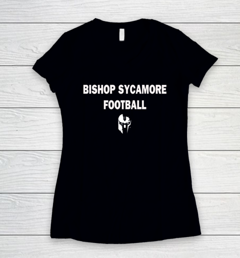 Bishop Sycamore T Shirt Bishop Sycamore Football Shirt Women's V-Neck T-Shirt