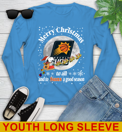 Phoenix Suns Merry Christmas To All And To Suns A Good Season NBA Basketball Sports Youth Long Sleeve 8
