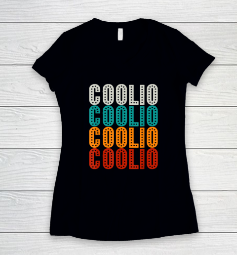 Coolio Vintage Retro Women's V-Neck T-Shirt