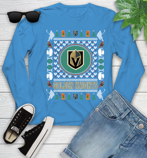 Vegas Golden Knights Merry Christmas NHL Hockey Loyal Fan Ugly Shirt 131