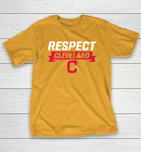 Respect Cleveland Indians T Shirt Tee For Sports
