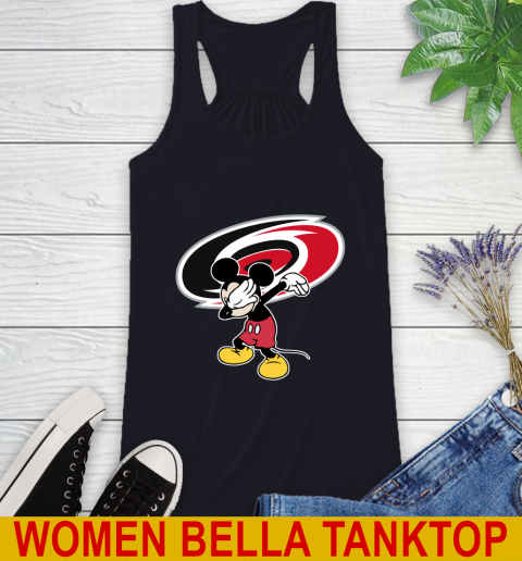 Carolina Hurricanes NHL Hockey Dabbing Mickey Disney Sports Racerback Tank 10