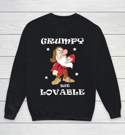 Grumpy But Lovable Christmas Dwaft Youth Sweatshirt