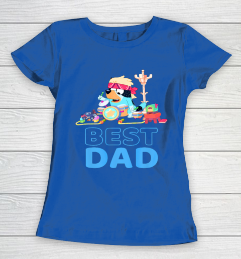 Bluey Best Dad Matching Family For Lover Women's T-Shirt 8