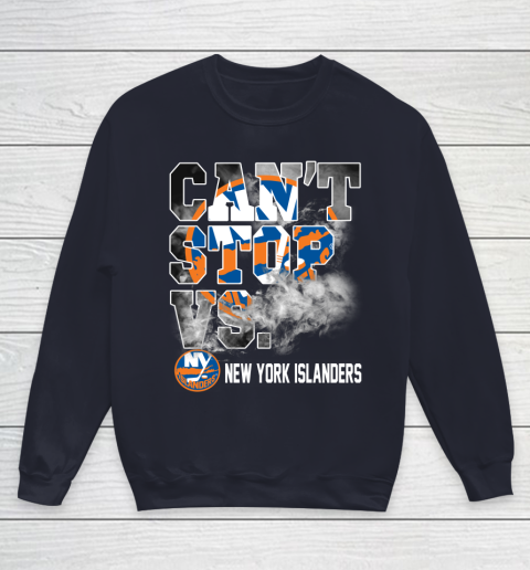 NHL New York Islanders Hockey Can't Stop Vs Youth Sweatshirt 2
