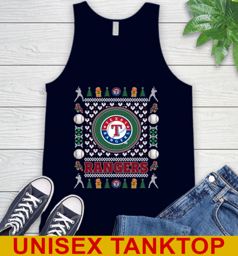 Texas Rangers Merry Christmas MLB Baseball Loyal Fan Tank Top 2