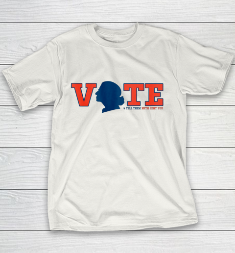Vote Tell Them Ruth Sent You RBG Vote Shirt Notorious Youth T-Shirt