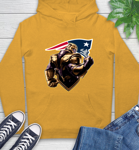 NFL Thanos Avengers Endgame Football Sports New England Patriots Hoodie 3