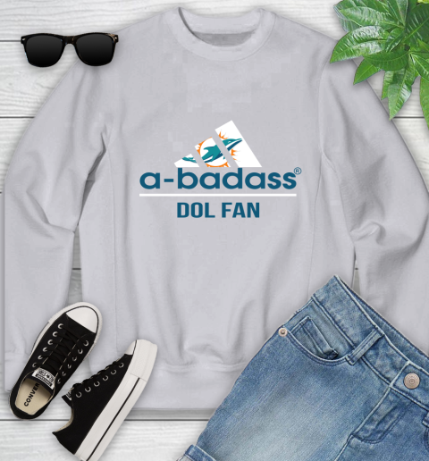 Minnesota Vikings NFL Football A Badass Adidas Adoring Fan Sports (2) Youth Sweatshirt 3