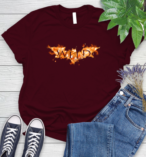 NHL Minnesota Wild Batman Logo DC Hockey Sports Shirts Women's T-Shirt 7