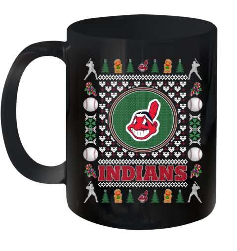 Cleveland Indians Merry Christmas MLB Baseball Loyal Fan Ceramic Mug 11oz