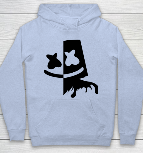 Fortnite Tshirt Marshmello Black And White Hoodie Tee For Sports