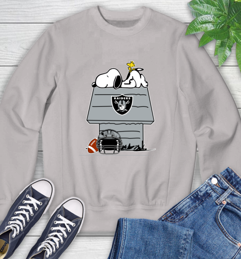 Oakland Raiders NFL Football Snoopy Woodstock The Peanuts Movie Sweatshirt 12